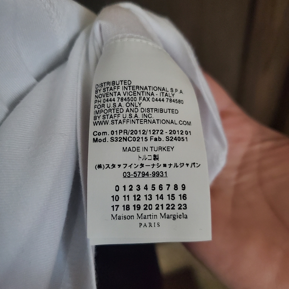 MM6 Maison Martin Margiela White Relaxed Muscle Tee - Picture 5 of 6
